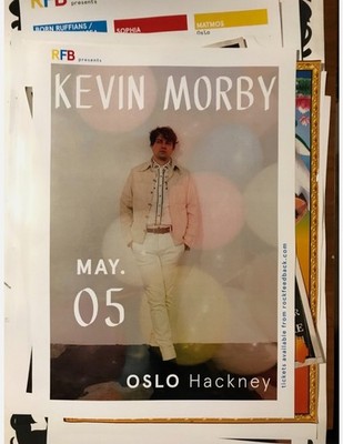A3 KEVIN MORBY gig poster  5th May 2016 - Collectible - Memorabilia RFB Presents