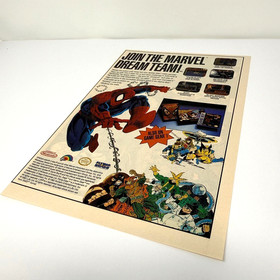 1992 Spider-Man X-Men Nintendo NES Game Boy Marvel Original Comic Print Ad
