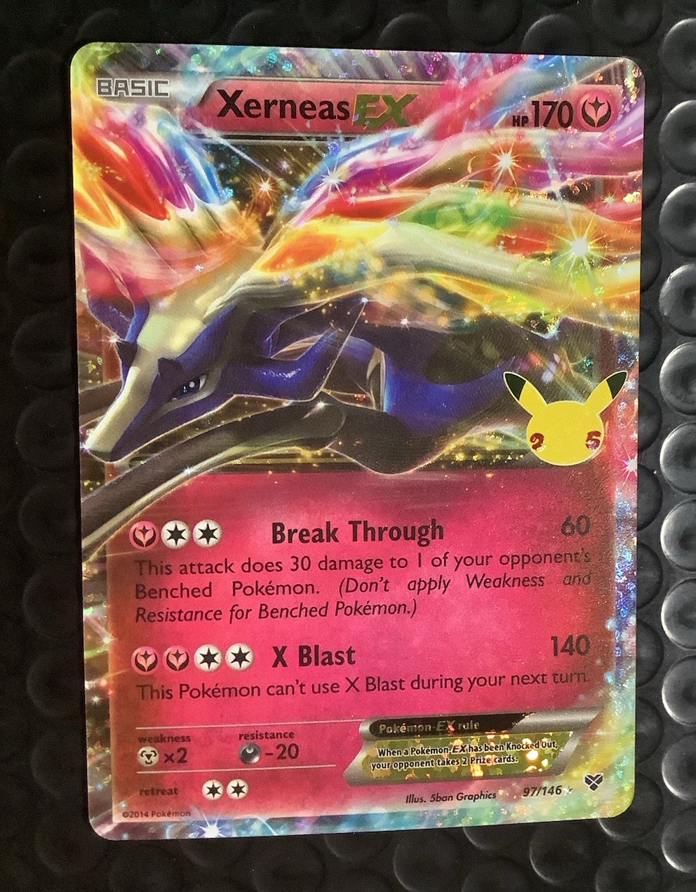 Pokémon TCG Xerneas EX Celebrations Classic Collection Card 97/146 NM Condition