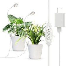 Clip-On Grow Lights for Indoor Plants, 2-in-1 LED Grow Lamp,4000K Sunlike Full