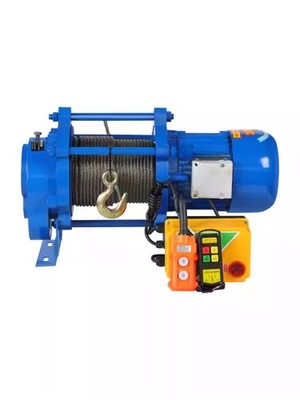 Small Crane Hoist 220V Household Electric Hoist 1 Ton Winch