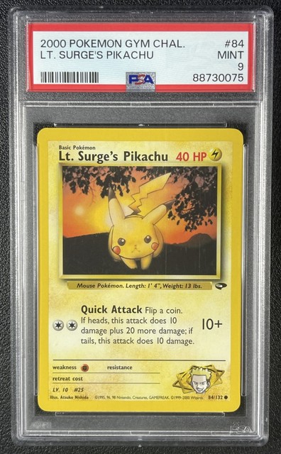 Lt. Surge's Pikachu #84 (Gym Challenge (2000))