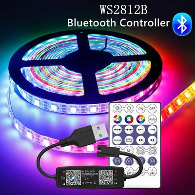 WS2812B LED Strip Individually Addressable Smart RGB White PCB 2M 30 IP30 kit