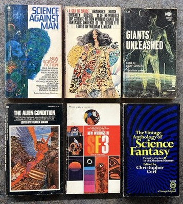 Brian W. Aldiss John Carnell Vintage Sci-Fi Paperback Lot Science Against Man G 