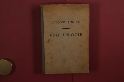 429555 Otto Vöhringer PSYCHOLOGIE Fr. Frommanns Verlag HC