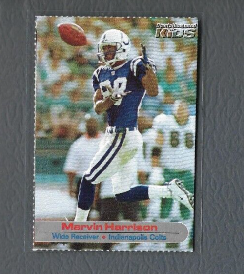 2002 SI Kids MARVIN HARRISON Sport Illustrated Card, Indianapolis