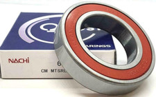 NACHI 6008 2NSE C3 DEEP GROOVE BALL BEARING, RUBBER SEALD 2RS 40x68x15 mm