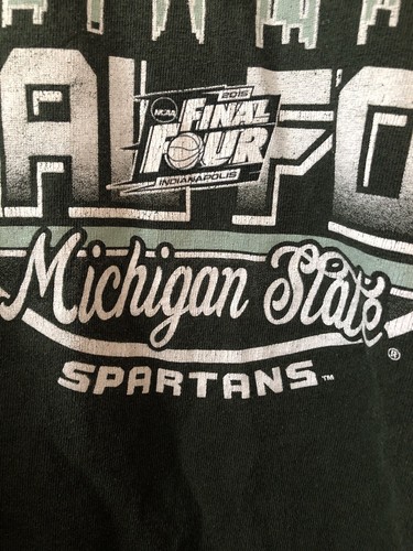 2015 NCAA Final Four Basketball Michigan State Spartans Indianapolis SZ L - Picture 4 of 8