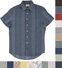 Taylor Stitch Men's Shirt The Short Sleeve California Casual Button-Up, Collared