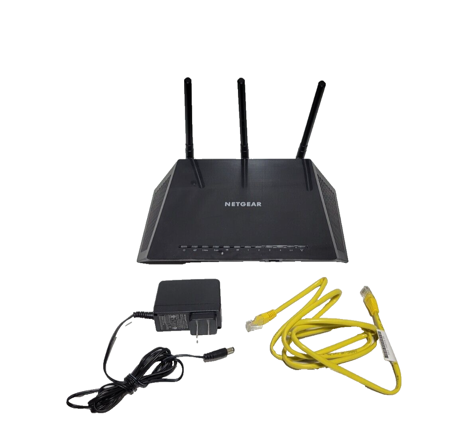 Netgear AC1750 Smart WiFi Dual Band Router Model R6400 Charger Cat 6 cable eBay