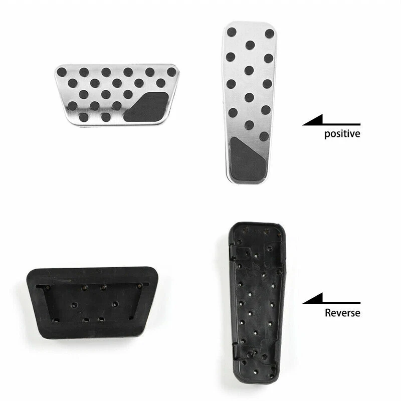 Gas & Brake Pedal Cover Kit For Dodge Challenger Charger Chrysler 300 M 2009-20 - Image 4 of 4