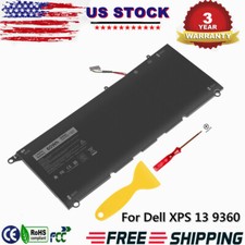 Battery For Dell XPS 13-9360-D1605G XPS 13 9360 Series RNP72 0TP1GT PW23Y TP1GT