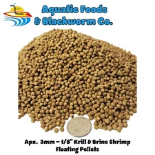 3mm Krill & Brine Shrimp Tropical Fish Growth Floating Pellets