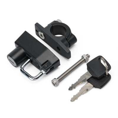22mm CNC Handlebar Helmet Lock Anti-theft Security For BMW