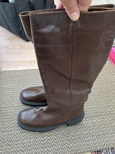 RRP£119 BNWT ZARA Leather Brown Boots UK5