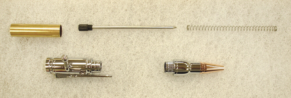 CHARNWOOD Penturning PENMBCH Mini Bolt Action Pen - Chrome