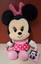 Disney Baby Minnie Mouse Pink Plush Activity Toy Sensory Crinkle Teether 12" 