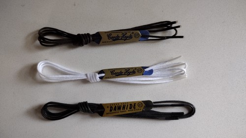Cordo-Hyde / Dawhide / KIWI / Rawhide / Vintage Beaded Tip Shoe Laces - Picture 12 of 21