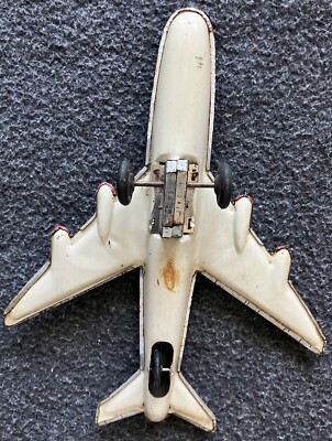 Vintage 1960's Pan American N-801PA Boeing 707 Tin Friction Plane