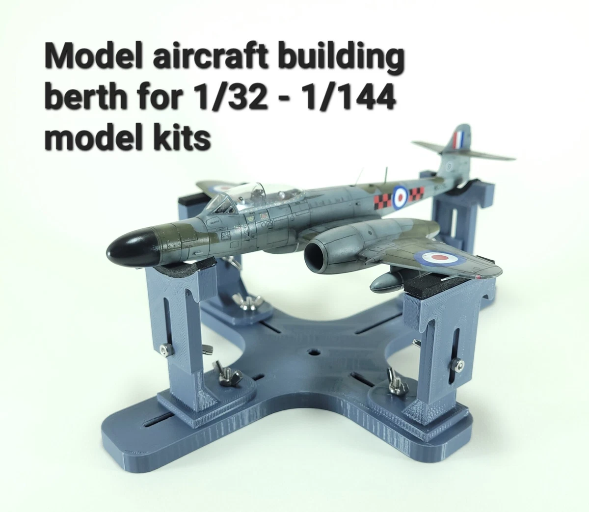 Model aircraft berth jig stand holder plane 1 48 1 72 1 144 kit building MPB1