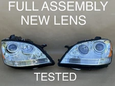 06-09 Mercedes W164 ML350 ML500 ML63 AFS Xenon Headlight Assembly, OEM Pair L&R