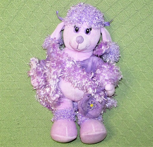 purple poodle stuffed animal