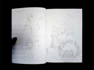 Violet Evergarden Line Drawings Keyframes VOL1 Collection Art Book