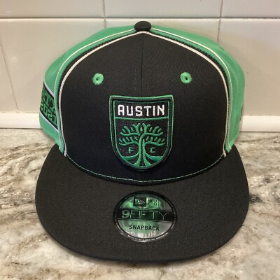 New Era Austin FC Two-Tone 9FIFTY Snapback Hat Green/Black