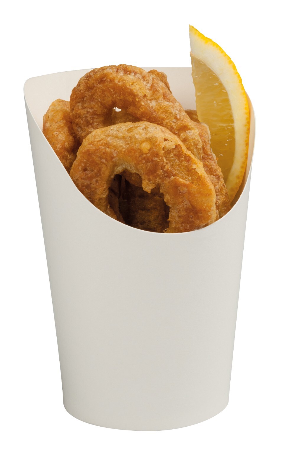 Deli Supplies x 100pk White Tortilla Wrap Snack Cup, Wraps,Snacks,Veg Sticks