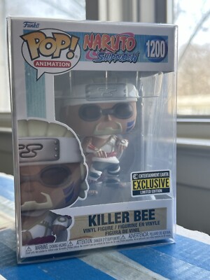 Funko Pop! Naruto- Killer Bee #1200- EE Exclusive (Common) with protector