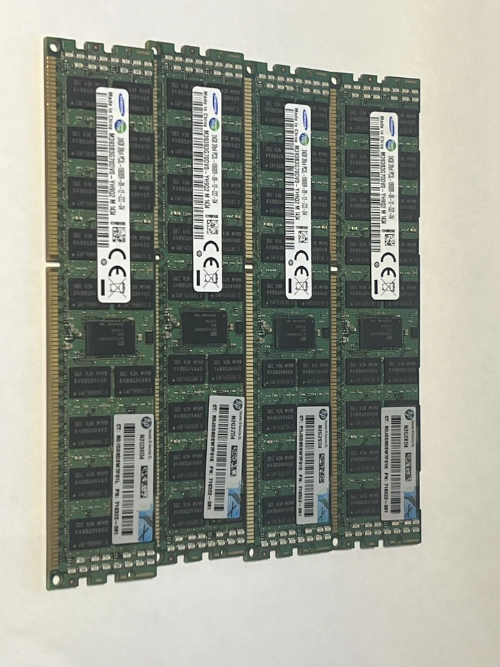 Samsung M393B3G70DV0-CMA RDIMMs 24GB ECC PC3l-10600R Server 3Rx4 - Image 2 of 2