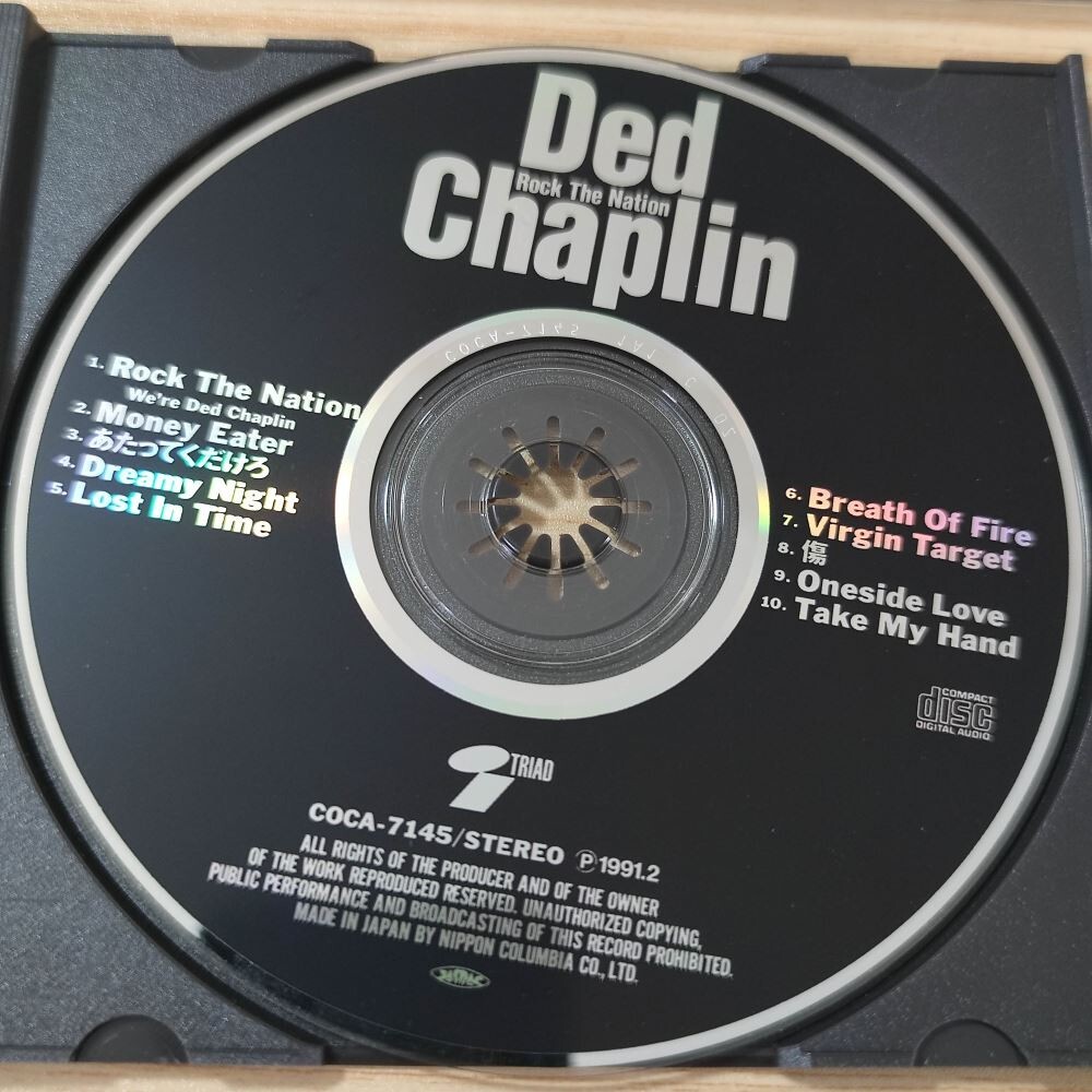 その他 The History of the Day [CD] Ded Chaplin – Rock The Nation JAPAN CD (1991,COCA-7145
