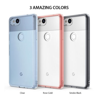 For Google Pixel Ringke® [FUSION] Clear PC Shockproof TPU Bumper Cover  Case