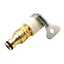 2 in 1 Universal Brass Tap Hose Connector Adapter for Garden Kitchen Tap