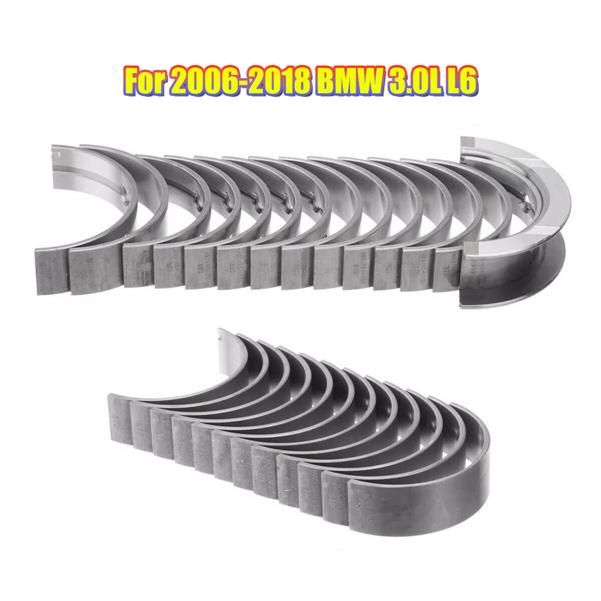 BMW N52 N54 N55 3.0L Main & Rod Bearings Kit for 128i 328i 335i 528i X3 X5 740Li