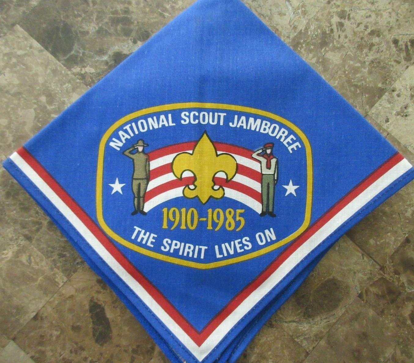 National Scout Jamboree 19101985 The Spirit Lives On Neckerchief eBay