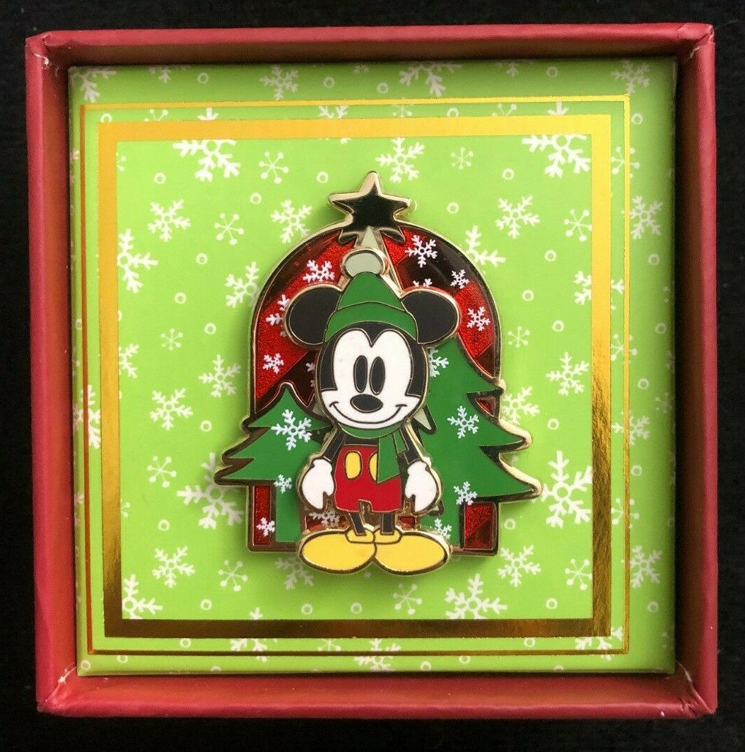Rare JDS Japan Joy To The World Mickey Christmas Tree Box