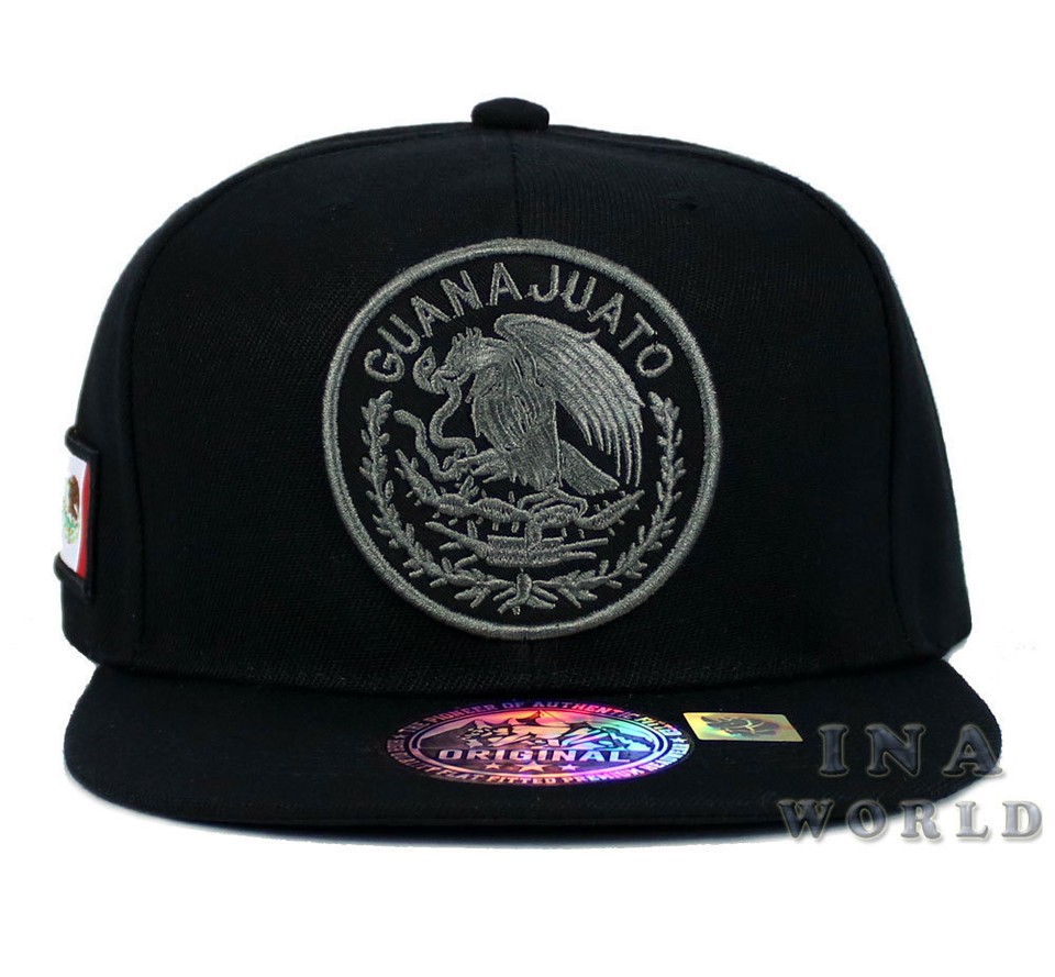 Mexican Mexico States Federal Logo Mesh Back Snapback Flat Bill Baseball Cap
