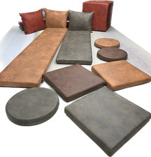 Sitzkissen Sitzauflage Polster Auflage Lederlook vintage 4 Farben,Antirutsch