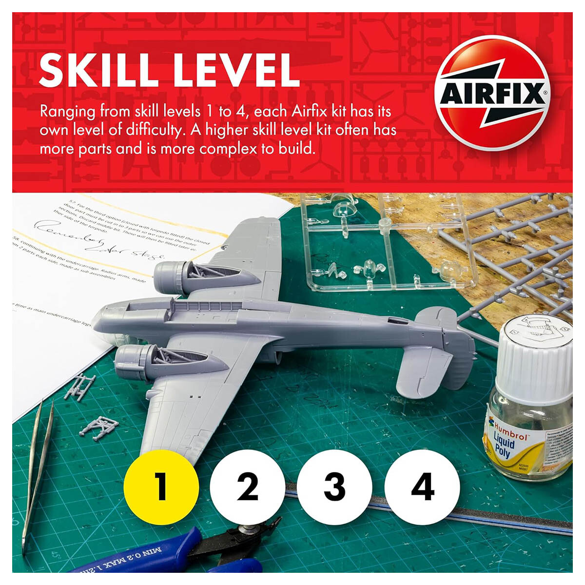 Airfix A55114A Mary Rose Starter Set 1:400 Scale Small Easy