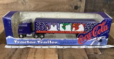 Coca-Cola 1996 Always Cool Polar Bears Collectible Tractor Trailer