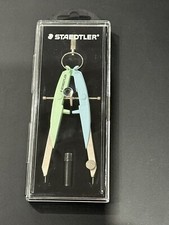 STAEDTLER Blue and Green Compass 556 00-PA1 LOOK Brand New In Case