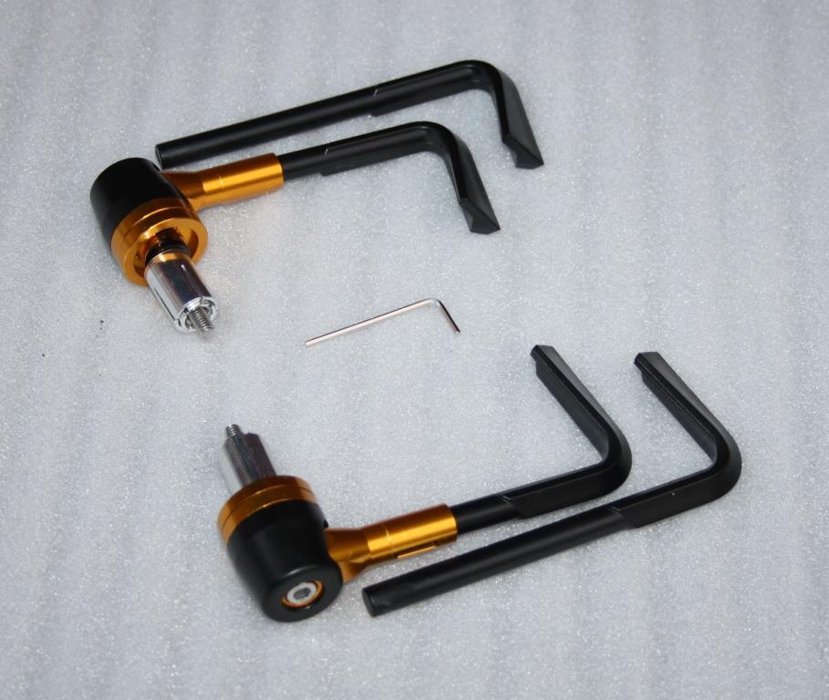 Protections proguard de leviers en aluminium CNC couleur or pour GSXR et R6