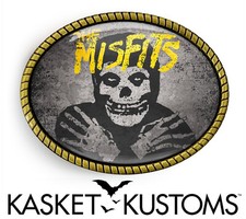 Misfits Belt Buckle - Crimson Skull Horror Punk Belt Buckle - 698