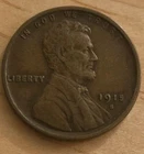 1915-S LINCOLN WHEAT PENNY CENT - VERY FINE VF
