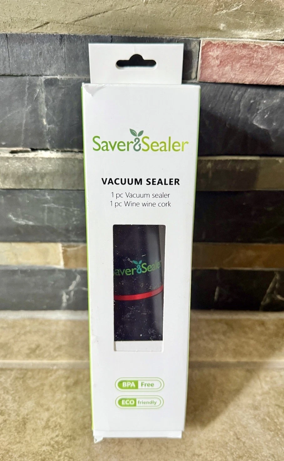 Vacuum Sealer and Wine Cork Black Saver Sealer USB Charger New FAST SHIPPING