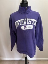 Northwestern University Vintage JanSport Quarter-zip Sweatshirt Size Medium