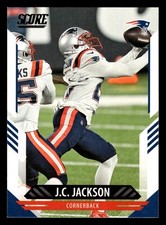 J.C. Jackson 2021 Score #289 New England Patriots