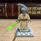 LEGO Star Wars Coleman Trebor minifigure green lightsaber