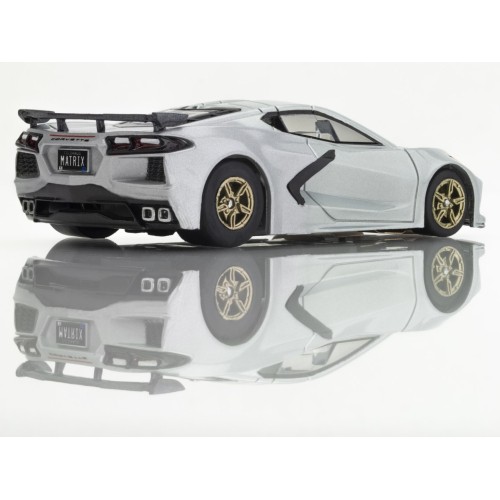 AFX Racing 22095 Corvette C8 avec châssis Mega-G+ ultra stable pour circuit HO